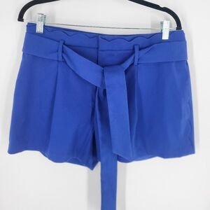 Banana Republic Royal Blue Shorts Scalloped Size 6 new